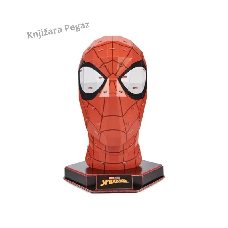 4D Build Marvel Spider-Man Mask 3D puzzle 82 dela – model maske sa postoljem 6069826