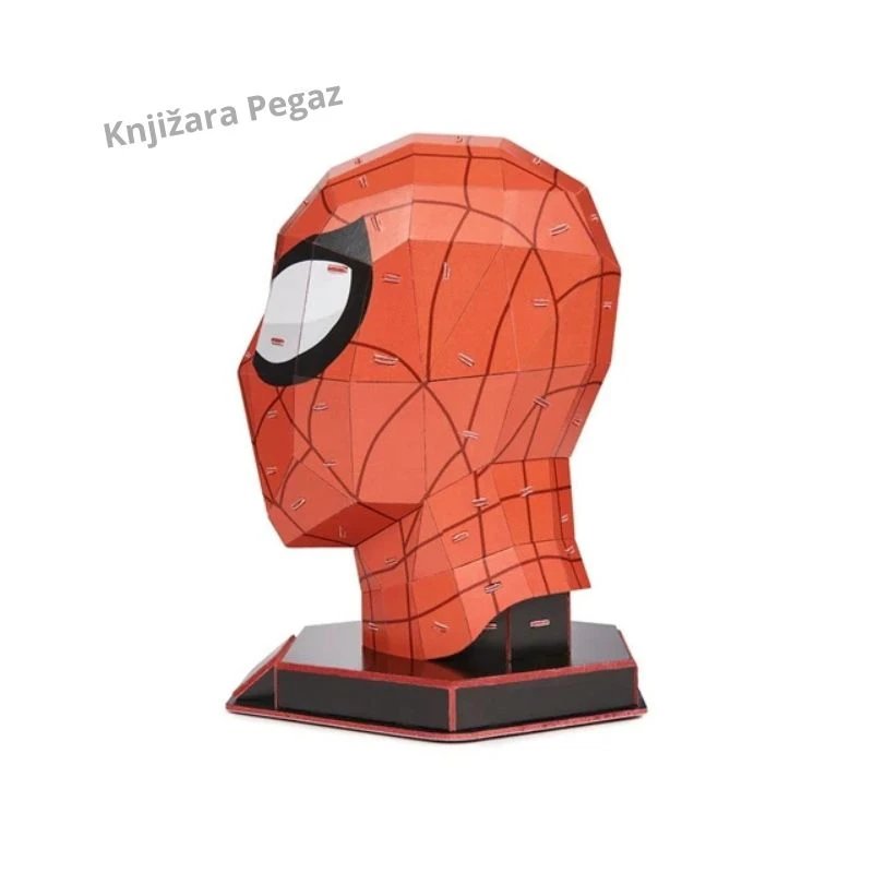 4D Build Marvel Spider-Man Mask 3D puzzle 82 dela – model maske sa postoljem 6069826