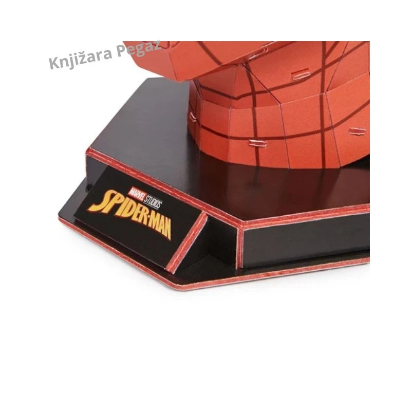 4D Build Marvel Spider-Man Mask 3D puzzle 82 dela – model maske sa postoljem 6069826