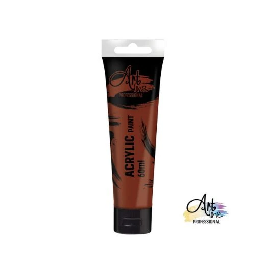 ARTline akrilna boja 60 ml – carmine ART059 (karmin crvena) | Akrilna boja na bazi vode za slikanje, dekoraciju, hobi i DIY projekte | Visoka pigmentacija, brzo sušenje, postojana boja