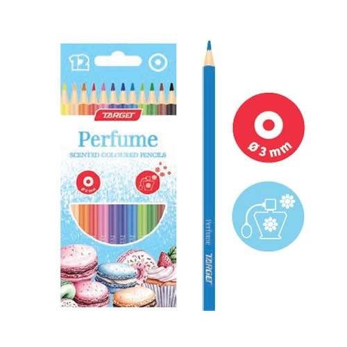Target drvene bojice Perfume 12 boja – mirisne bojice za decu i kreativce