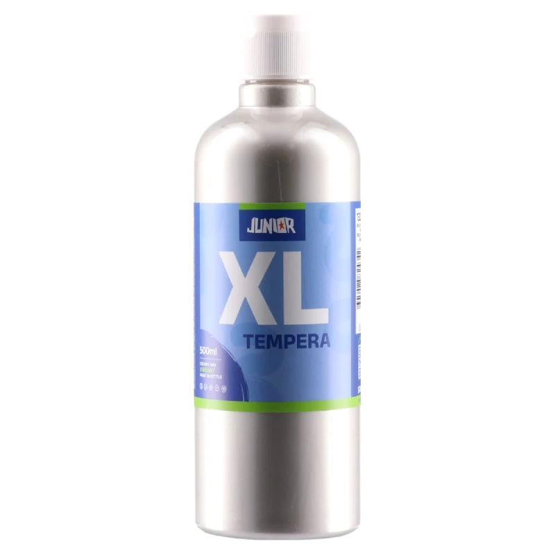 Junior Brillio XL tempera srebrna 500ml – metalik boja visokog kvaliteta