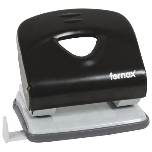Fornax bušač 2 rupe – do 30 listova, 3 mm, crni, sa rezervoarom i plastičnim graničnikom