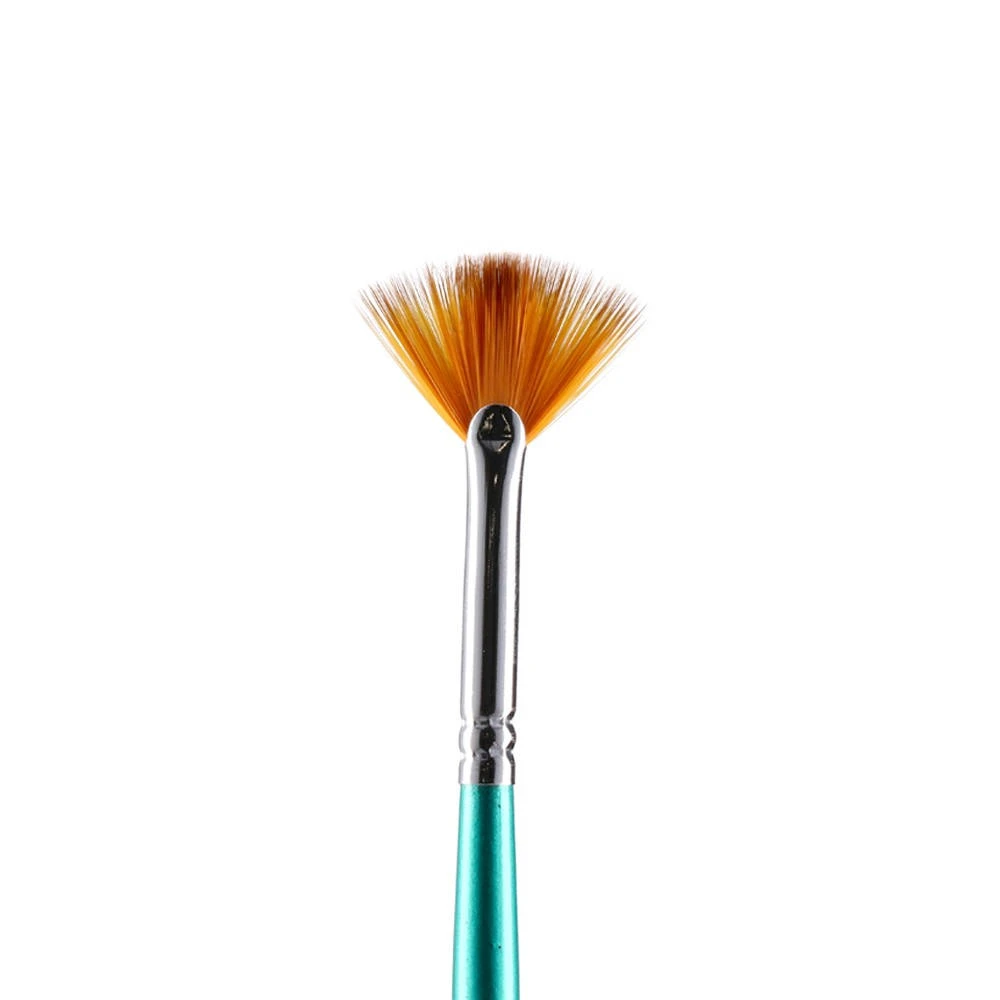 Slikarska četkica lepeza br.4 Pop Brush Monet 628404– zelena profesionalna fan brush četkica za utapanje boje, efekte i teksture (ulje, akril, akvarel)
