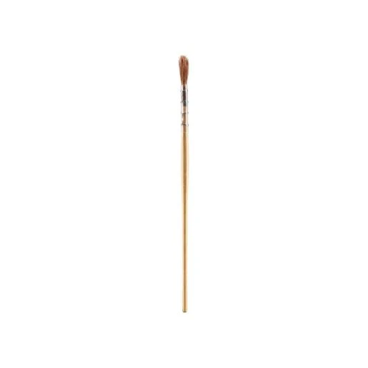Četkica okrugla br. 0 Pop Brush Eyck – natural drška, prirodna dlaka poni, profesionalna umetnička četkica za akril, ulje i akvarel