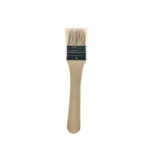 Četkica ravna,široka br. 3 Pop brush Abbott 622803 - natural drška, prirodna dlaka, profesionalna umetnička četkica za akril i ulje, nanošenje grunda i lakiranje