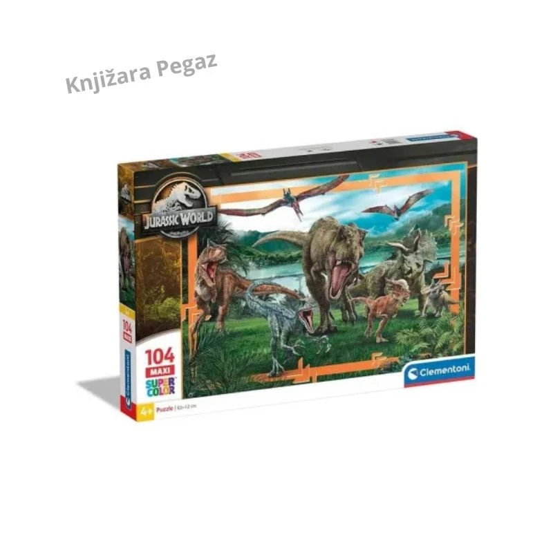 Clementoni MAXX Puzzle Jurassic World 104 dela – slagalica za decu CL23770