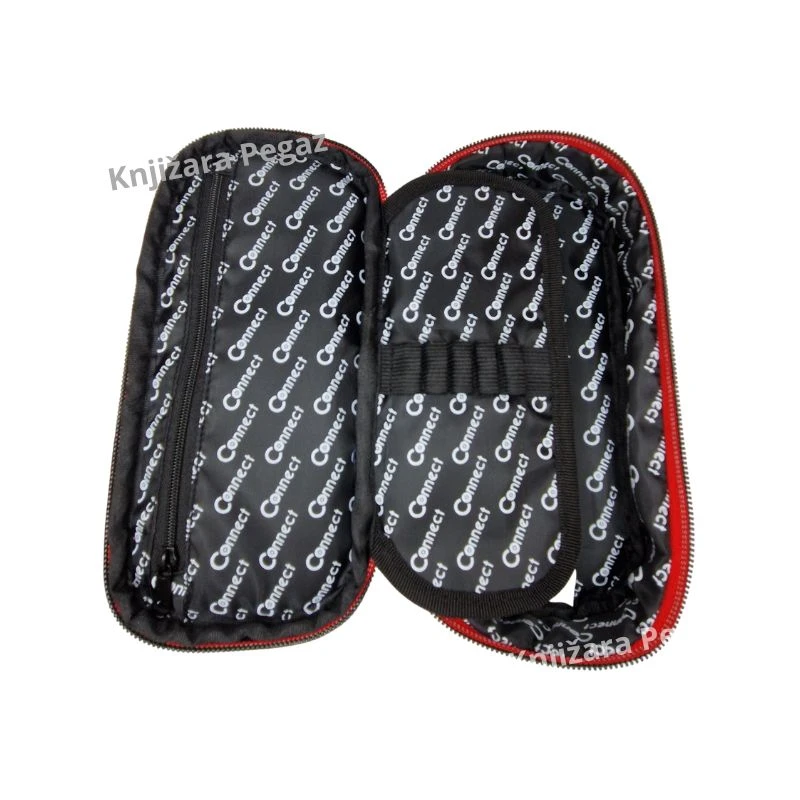Connect F1 Racing Compact školska prazna pernica za dečake, 1 zip, 1 preklop, vodootporna 60558