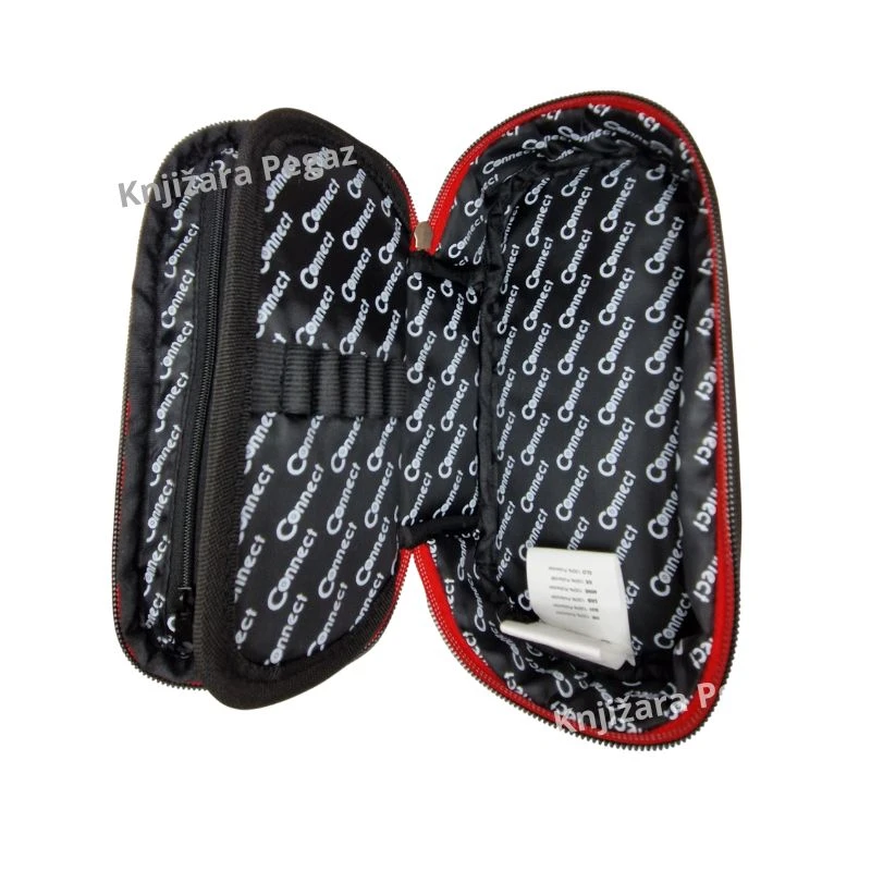 Connect F1 Racing Compact školska prazna pernica za dečake, 1 zip, 1 preklop, vodootporna 60558