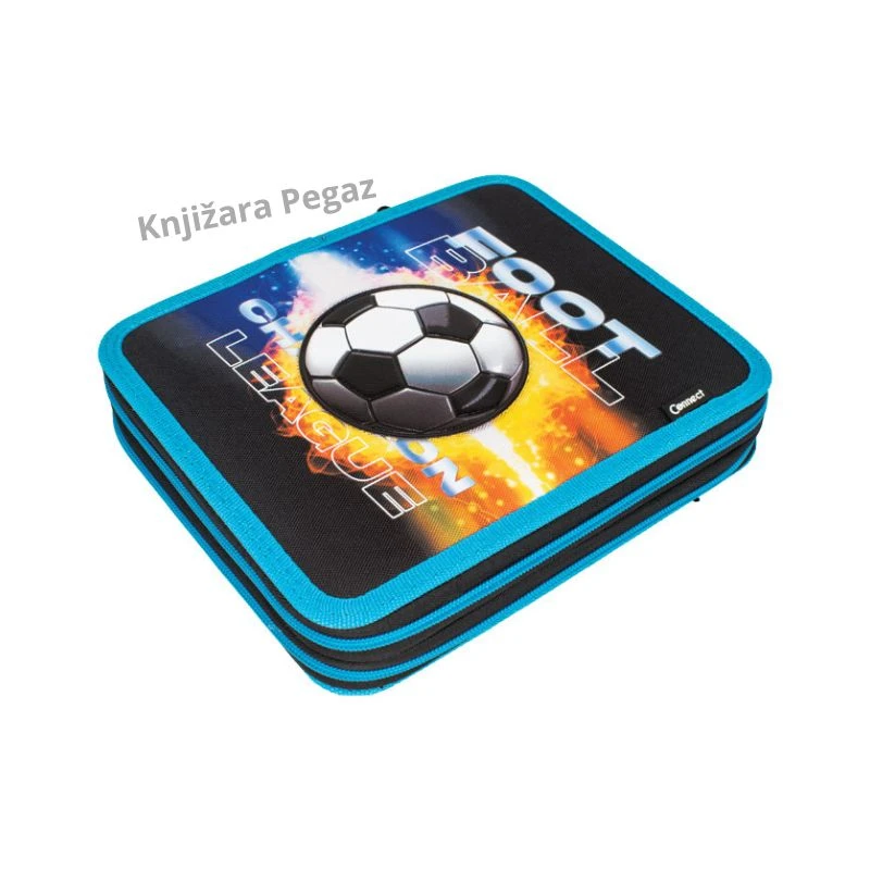Pernica puna 2 zipa Connect Football 57379 sa školskim priborom 48 delova