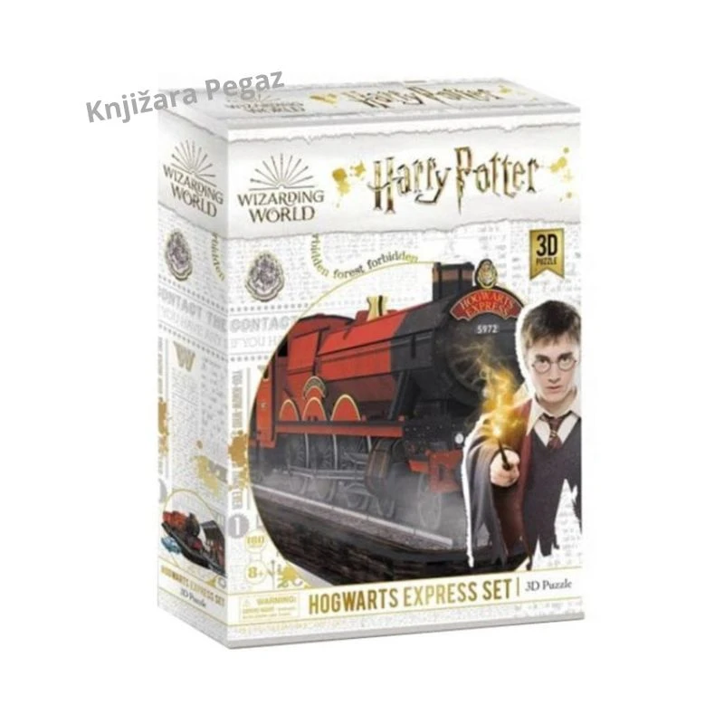 CubicFun Harry Potter Hogwarts Express Set 3D puzzle 180 delova CBF210106 – voz i Platforma 9¾