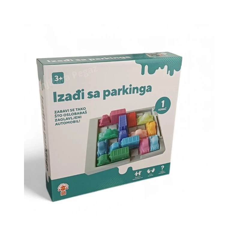 Društvena logička igra Izađi sa parkinga – edukativna slagalica za decu i odrasle, razvoj logike, koncentracije i strpljenja