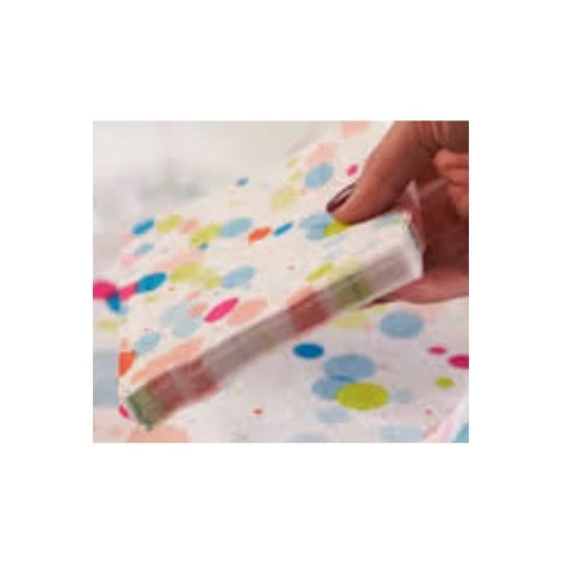 DUNI troslojne salvete Festive Bubbles Multi 33x33cm – dekorativne papirne salvete 3-slojne, 20 kom, bubble dezen u više boja, FSC