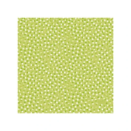 DUNI troslojne salvete Playful Dots Kiwi 33x33 cm – dekorativne papirne salvete 3-slojne, 20 kom, FSC, za svečane trpeze i dekoraciju stola