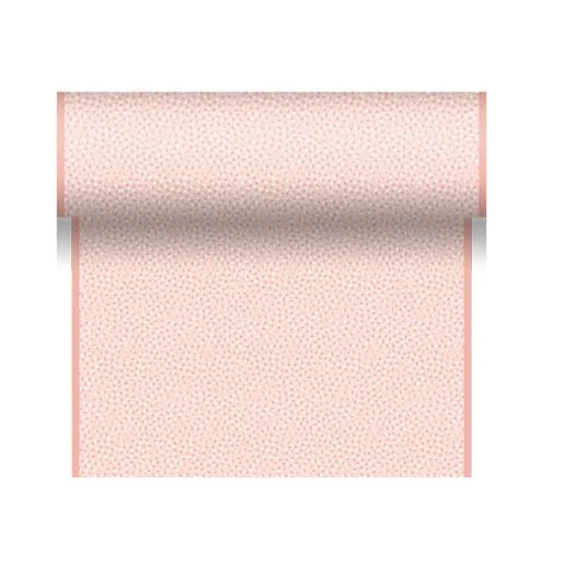 DUNI dekorativna stona traka 0.4x4.8m Playf Dots M rose – perforirana, Dunicel® kvalitet, idealna za zabave i proslave