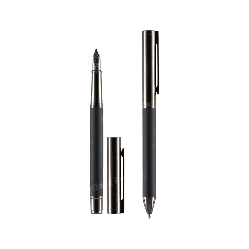 Felix pisaći set 412080 – elegantan poklon set naliv pero i hemijska olovka od metala sa gravurom, u čvrstoj poklon kutiji, idealan za poslovni poklon, kancelariju i svakodnevno pisanje.