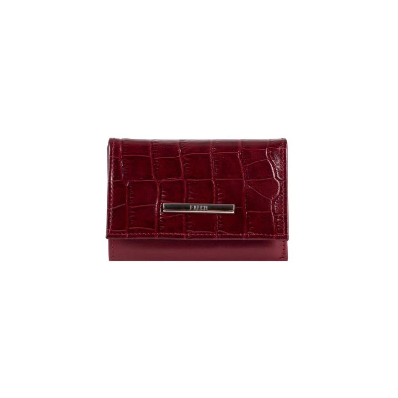 FALCO ženski kožni novčanik bordo 1532-70 – elegantan Classic model od prirodne kože sa bogatom bordo bojom i Falco metalnom pločicom za svakodnevni stil