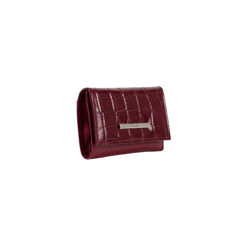 FALCO ženski kožni novčanik bordo 1532-70 – elegantan Classic model od prirodne kože sa bogatom bordo bojom i Falco metalnom pločicom za svakodnevni stil
