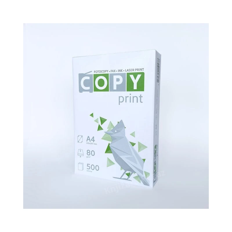 Copy Print papir za štampanje A4 80g beli – ekonomičan kancelarijski papir za fotokopiranje, lasersku i inkjet štampu, 500 listova visokog kvaliteta, FSC sertifikovan