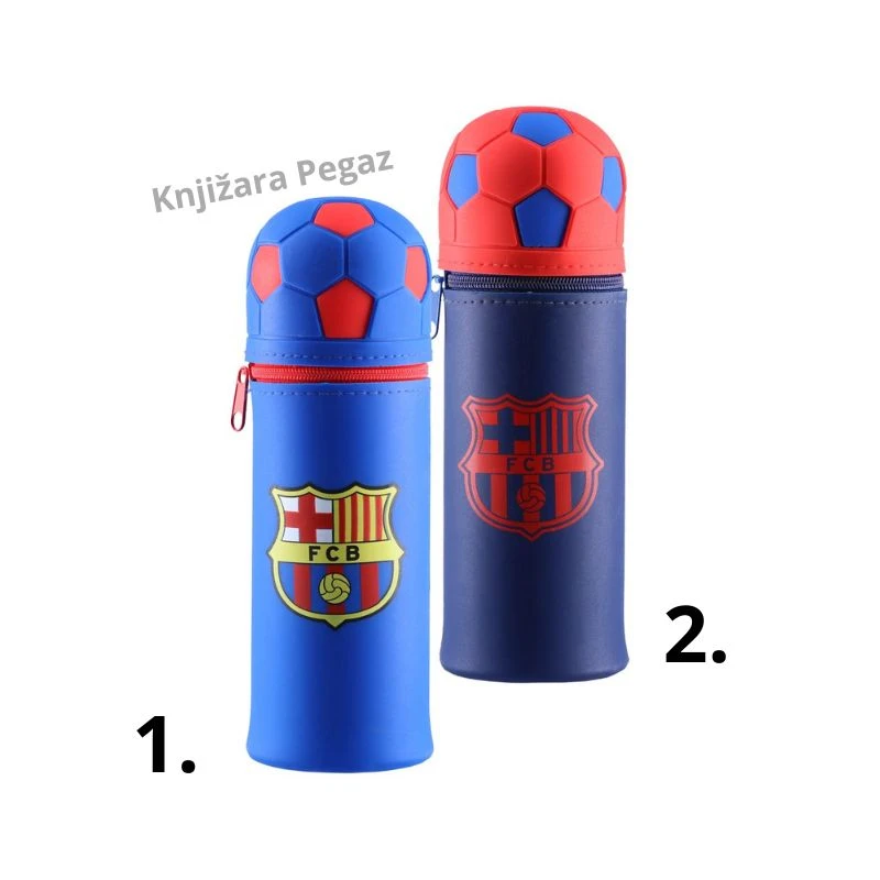 FC Barcelona gumena prazna pernica Goommy 200 306007 za školski pribor sa rajsferšlusom