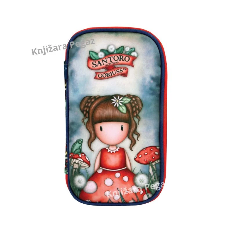 Santoro Gorjuss Little Mushroom puna ovalna pernica sa priborom 1 zip 1 preklop 1046GJ23