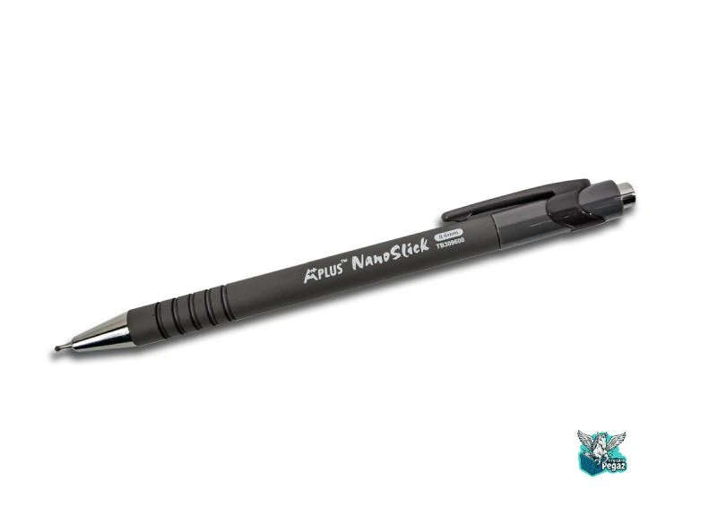 Hemijska olovka A+ Nano Slick crna 0.6 mm  TB309600, gel olovka