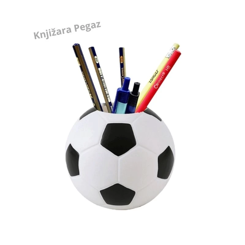 iTotal 3D čaša za olovke Fudbalska lopta organizator za školski pribor 8x10x11,5 cm XL3034B