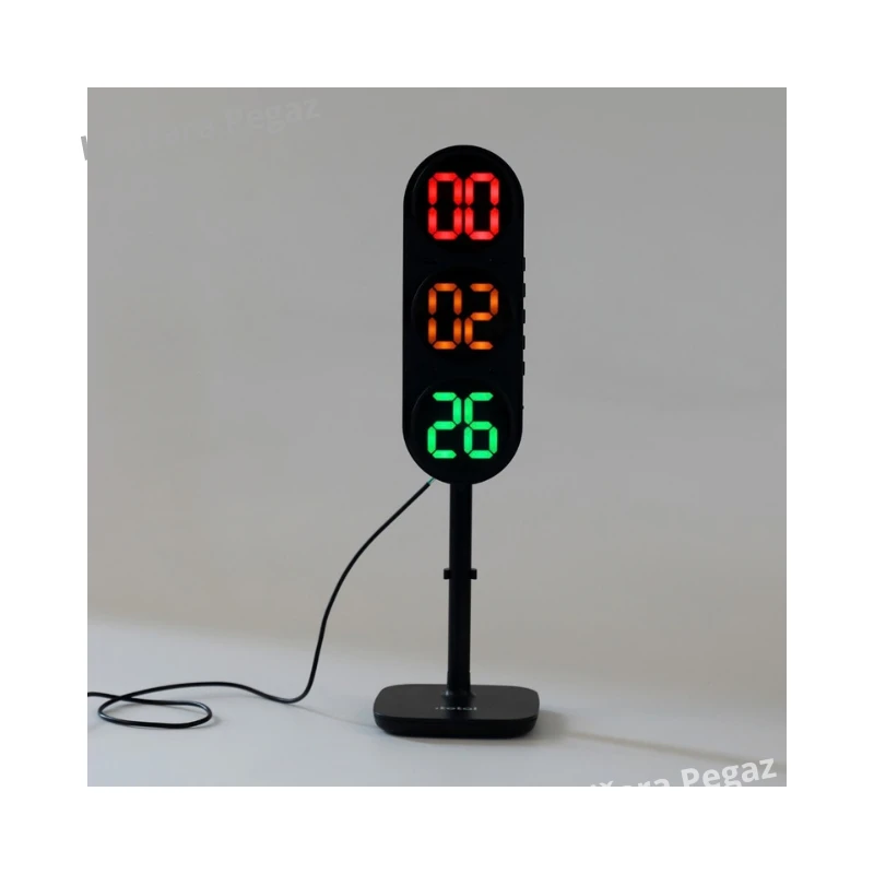 I-Total Traffic Light digitalni LED sat budilnik Semafor sa alarmom, snooze funkcijom i tajmerom XL2600
