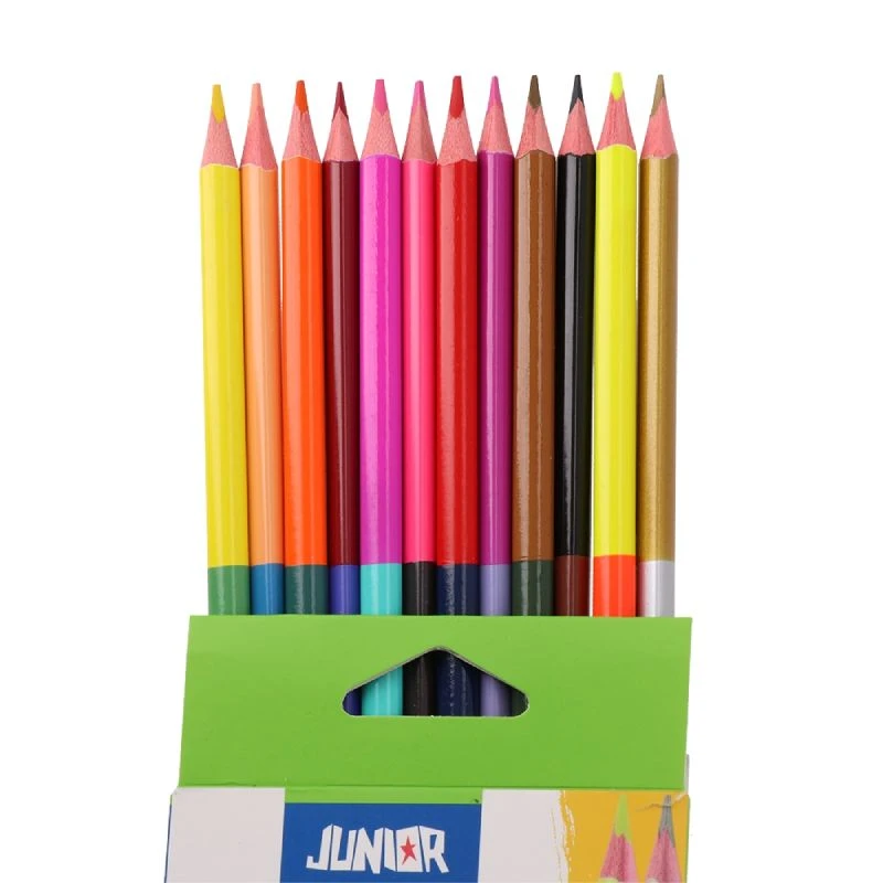 Junior drvene bojice Ultra Dual 12/24 boja – trouglaste, dvostrane, visokokvalitetne bojice 130215