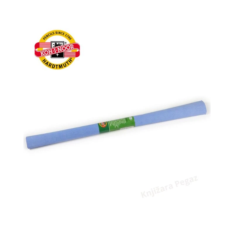 KOHINOOR krep papir 50x200cm 9755/25 nebo plavi – dekorativni papir za DIY projekte, školu, vrtić, aranžiranje i kreativne radove