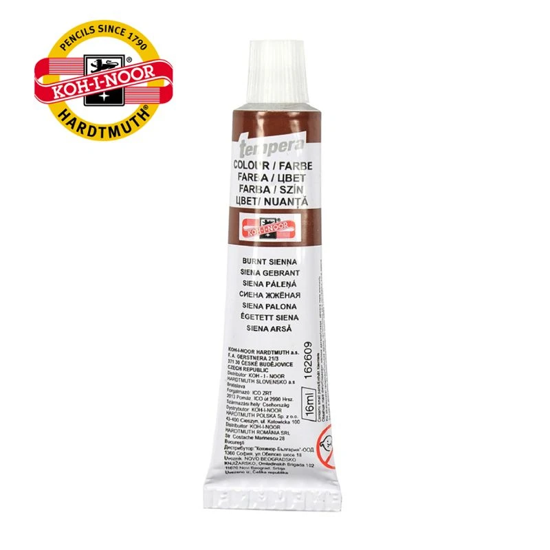Koh-I-Noor tempera braon 16 ml 162609 – boja na vodenoj bazi za školu i umetnost