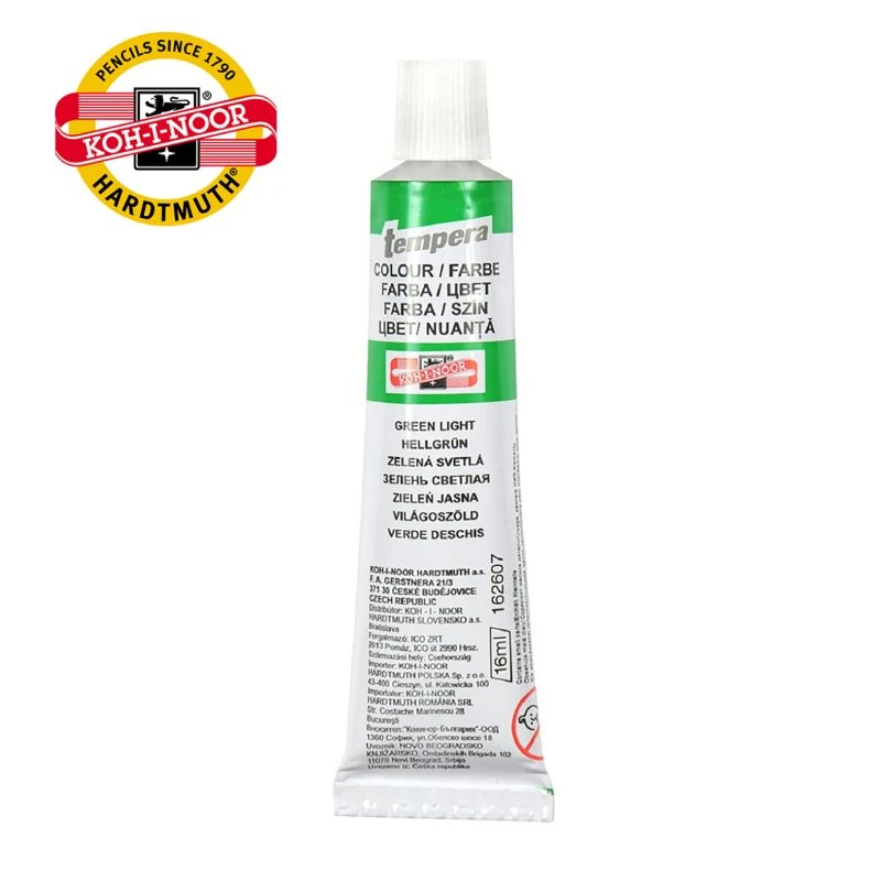 Koh-I-Noor tempera svetlo zelena 16 ml 162607 – boja na vodenoj bazi za školu i umetnost