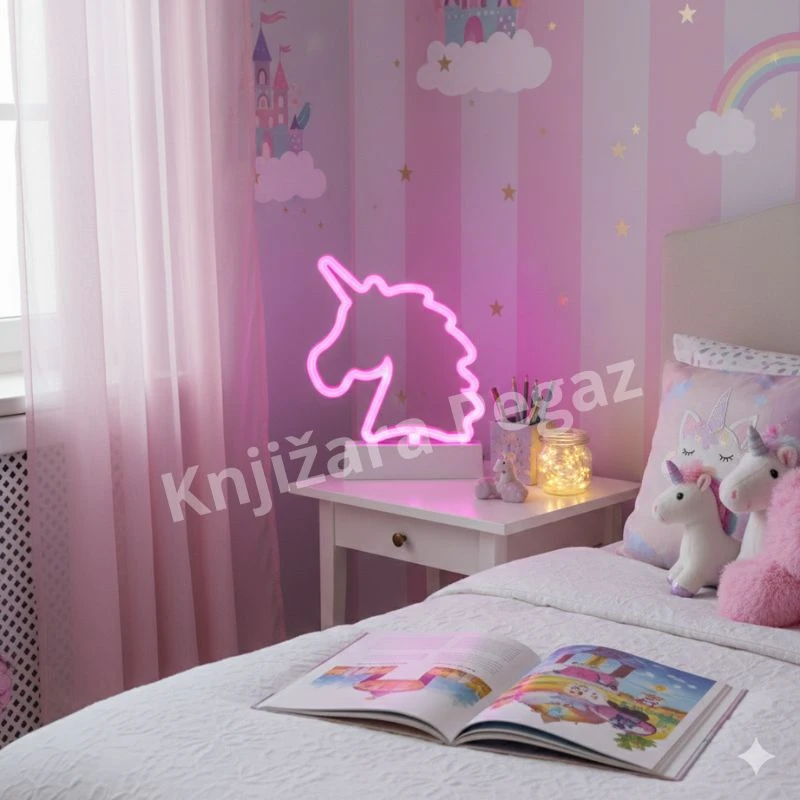 LED lampa Jednorog – noćno svetlo za dečju sobu 720343