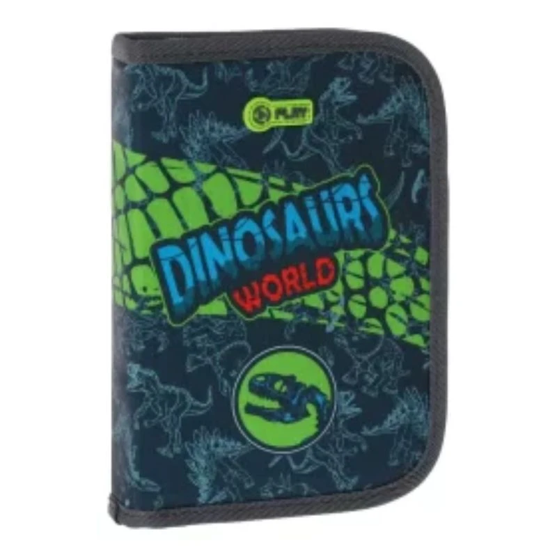 Logic anatomski ranac set 4 u 1 Play Dino World 161030 – školski ranac sa ergonomskim leđima, reflektujućim trakama i dodatnom opremom
