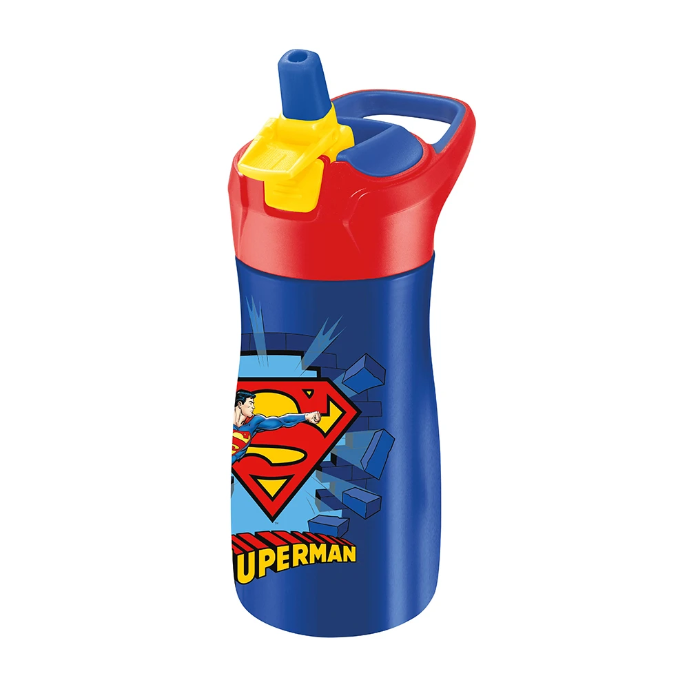 MAPED flašica za vodu Superman 430 ml – metalna, automatsko otvaranje