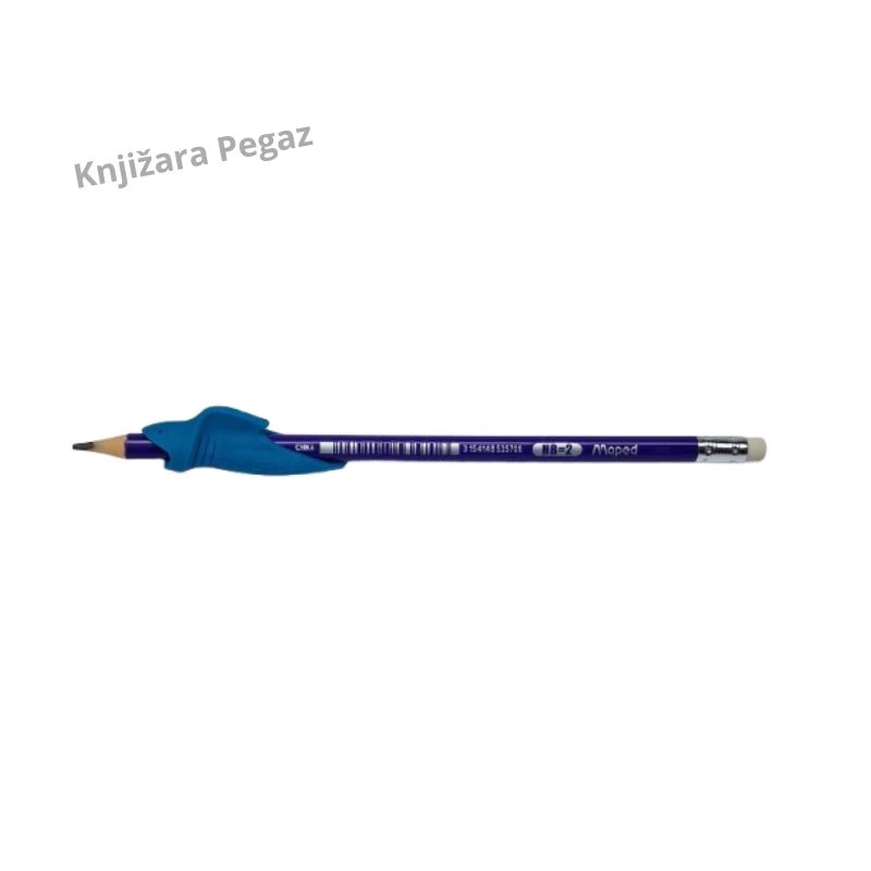 MAPED SHARK ergonomska grafitna olovka HB sa držačem za pravilno držanje i učenje pisanja