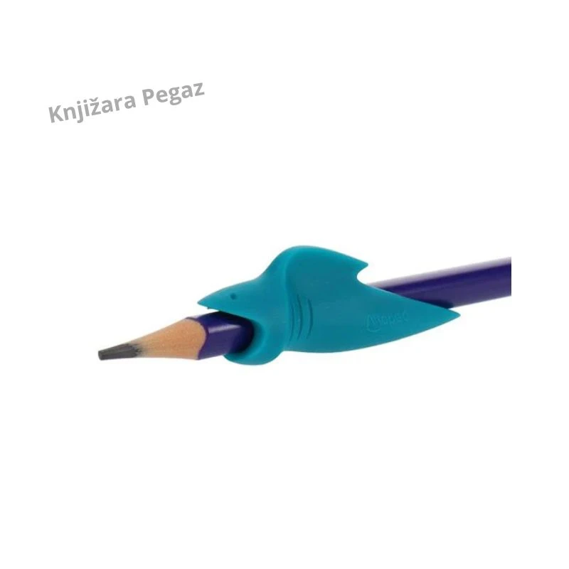 MAPED SHARK ergonomska grafitna olovka HB sa držačem za pravilno držanje i učenje pisanja