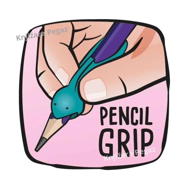 MAPED SHARK ergonomska grafitna olovka HB sa držačem za pravilno držanje i učenje pisanja
