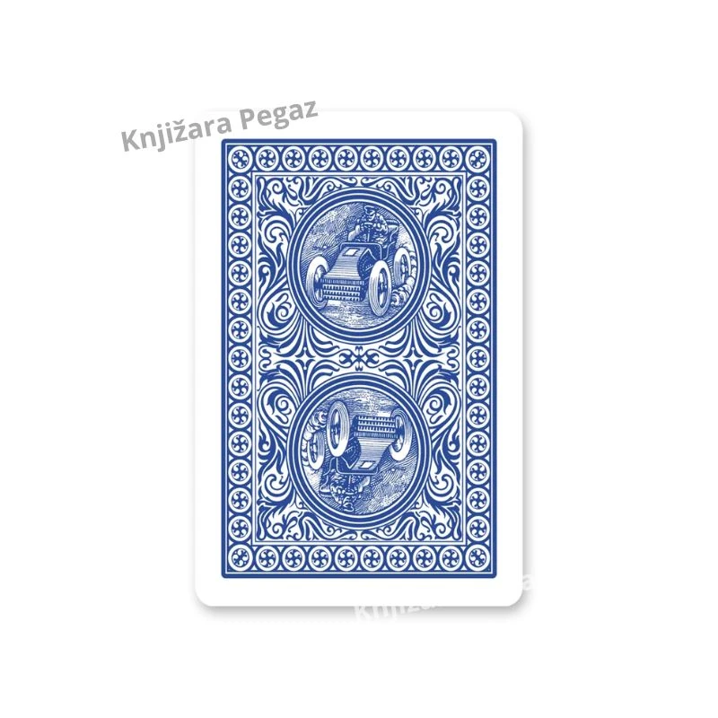 Modiano Golden Trophy No.1 karte za poker, 100% plastika, plave, Made in Italy