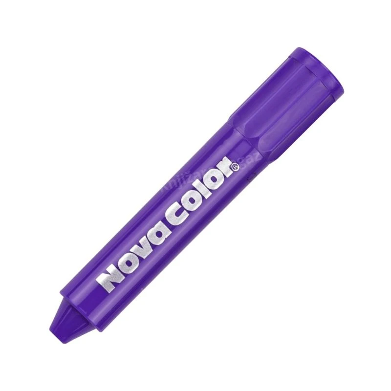 Nova Color boja za lice NC-208 ljubičasta – dermatološki testirana face painting boja u stiku za decu, maskenbale, karnevale, rođendane i čarobno crtanje po licu