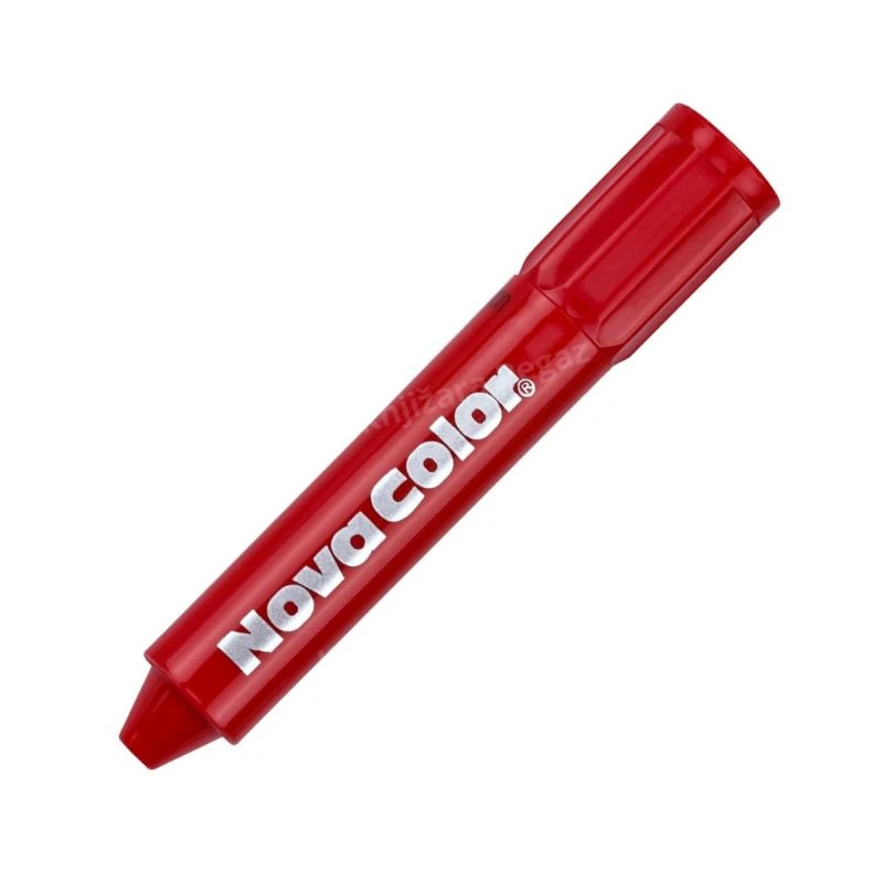 NOVA Color boja za lice u stiku NC-216 crvena – dermatološki testirana face paint boja za decu, bez parabena, lako skidanje vodom i sapunom