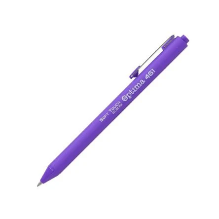 Gel olovka Optima Soft Touch 461 violet, udobno i glatko pisanje 0.7mm