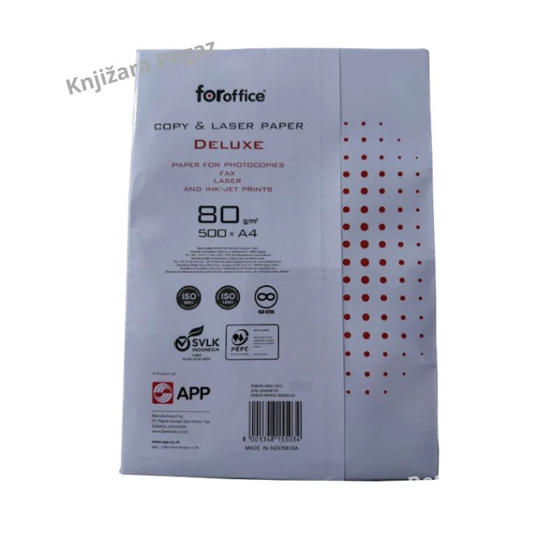 Foroffice Deluxe A4 papir 80 g/m² za štampanje i fotokopiranje 500 listova
