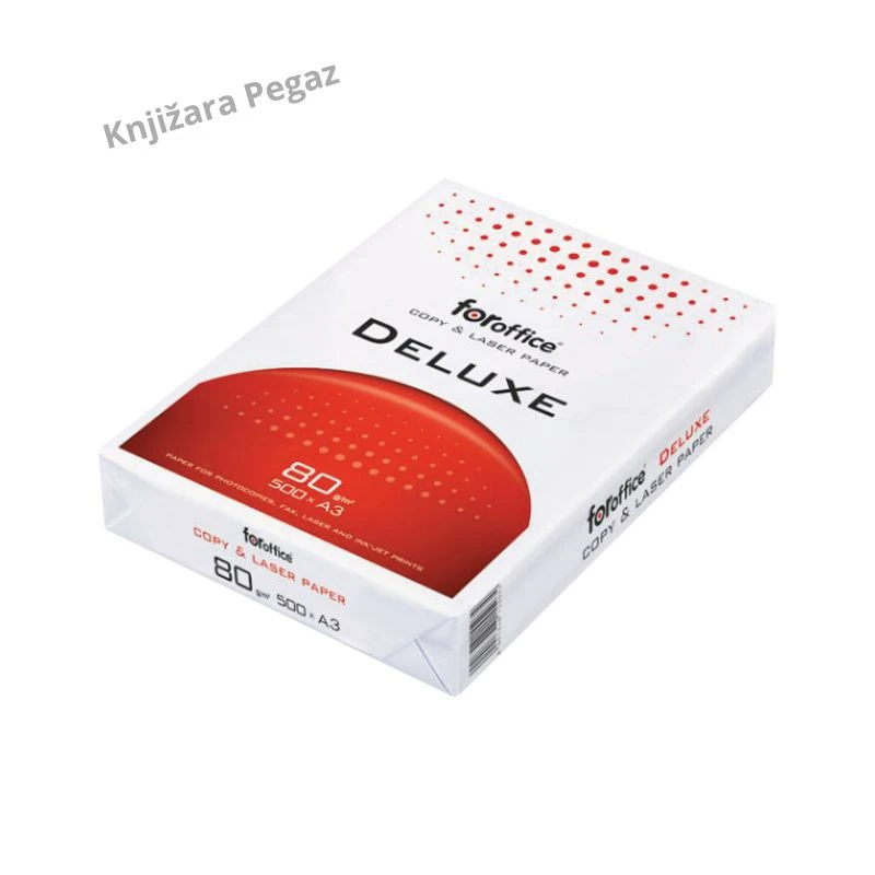 Foroffice Deluxe A4 papir 80 g/m² za štampanje i fotokopiranje 500 listova