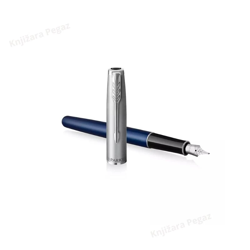 PARKER naliv pero Royal Sonet silver blue - luksuzno naliv pero metalno plavo sa poklon kutijom, premium PK46747