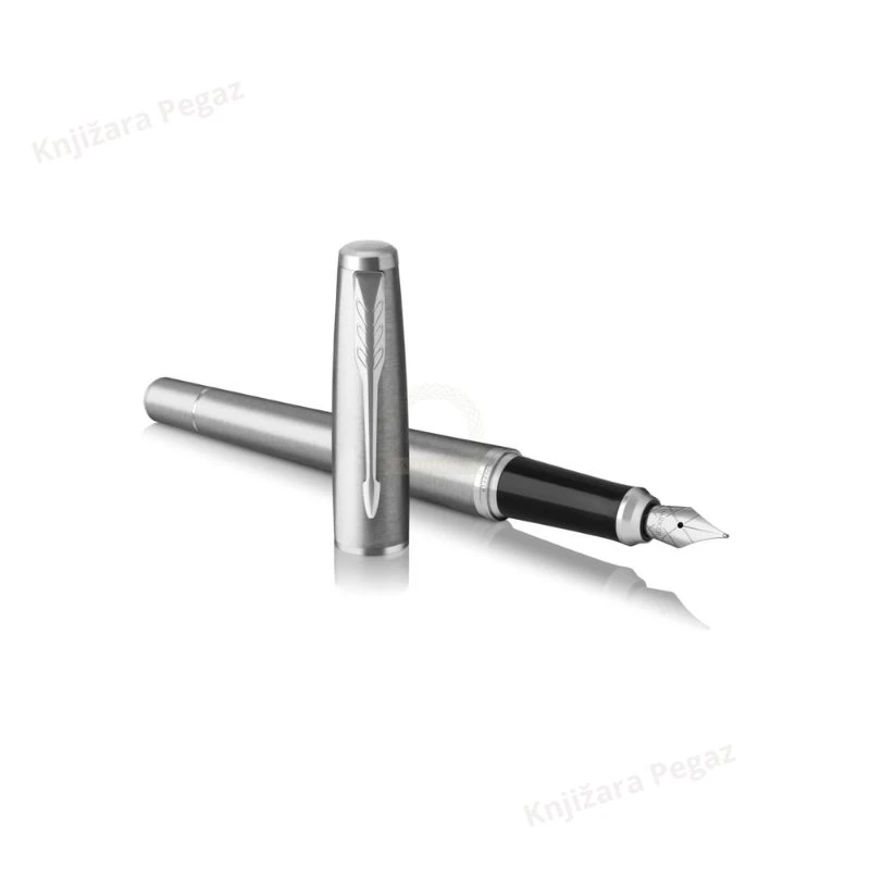 PARKER naliv pero Royal Urban Metro Metallic CT - srebrno metalno naliv pero sa poklon kutijom, luksuzno poslovno naliv pero PK31597