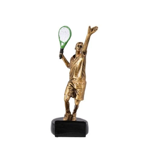 Pehar-teniser 18 cm – sportska nagrada za šampione, trofej za tenis turnire, dekorativna figura pobednika i nagrada za takmičenja