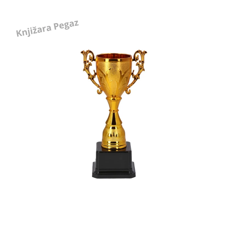 Winner P plastični pehar za sportska i školska takmičenja i dodelu priznanja, zlatna boja, visina 20 cm – 701201