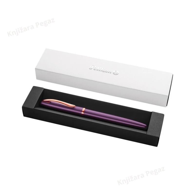 PELIKAN naliv pero Jazz Noble Elegance - ljubičasto luksuzno metalno naliv pero sa poklon kutijom 826730