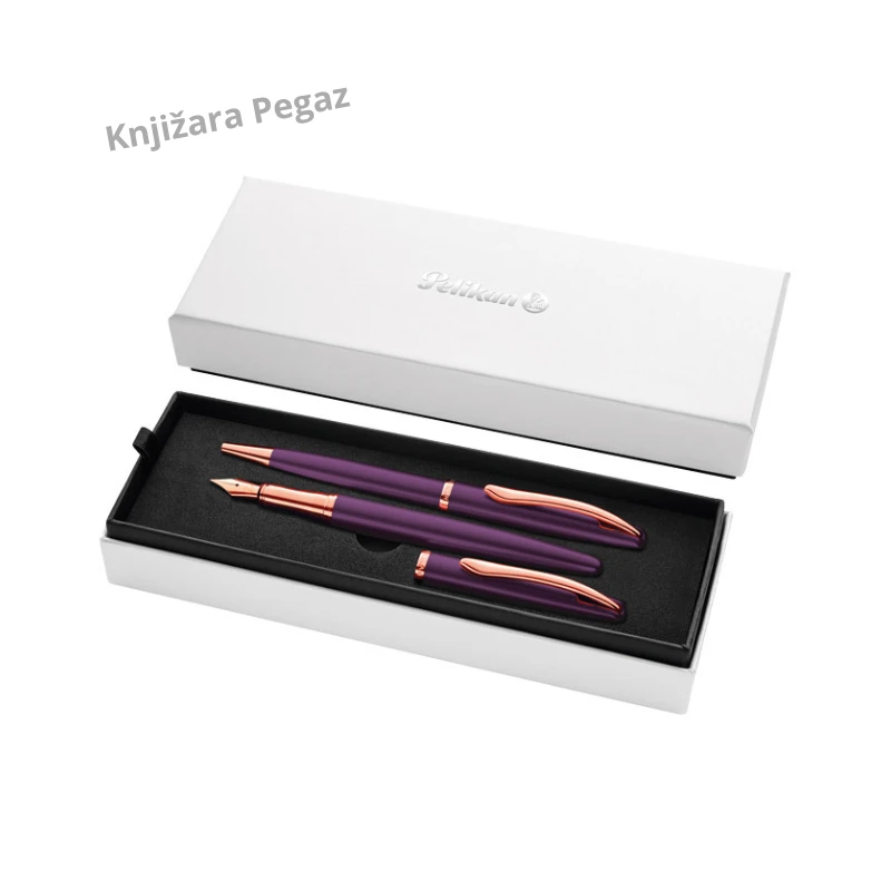 Pelikan Jazz Noble Elegance set naliv pero i hemijska olovka ljubičasti sa poklon kutijom G25 826785